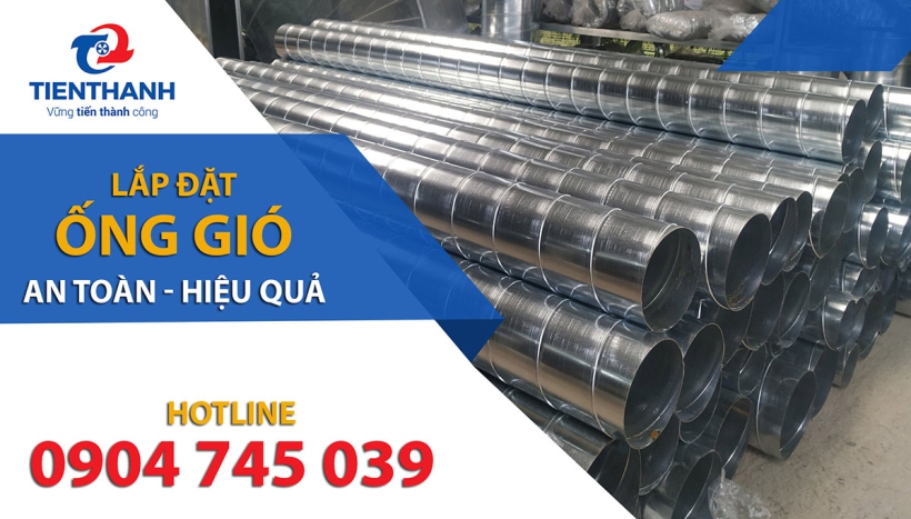 Vận chuyển và lắp đặt ống gió một cách an toàn và hiệu quả