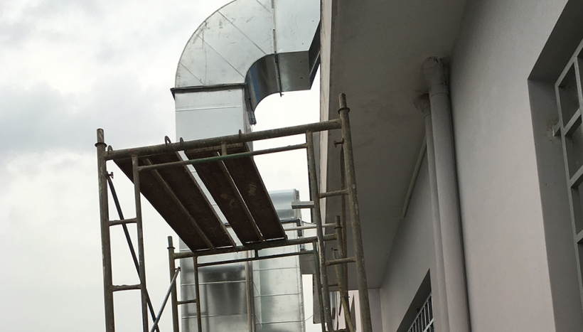 Thời gian thi công hệ thống thông gió là bao lâu?