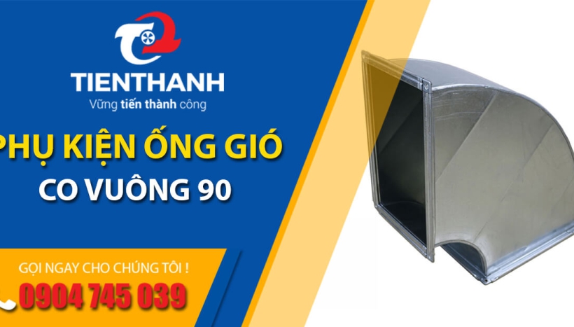 Tối Ưu Hóa Luồng Khí với Phụ Kiện Ống Gió Co Vuông 90