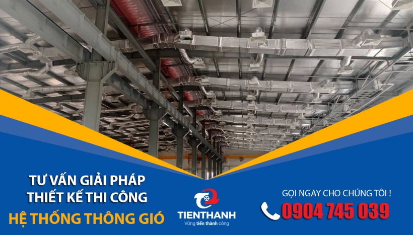 Những điều cần lưu ý khi thi công hệ thống thông gió nhà xưởng