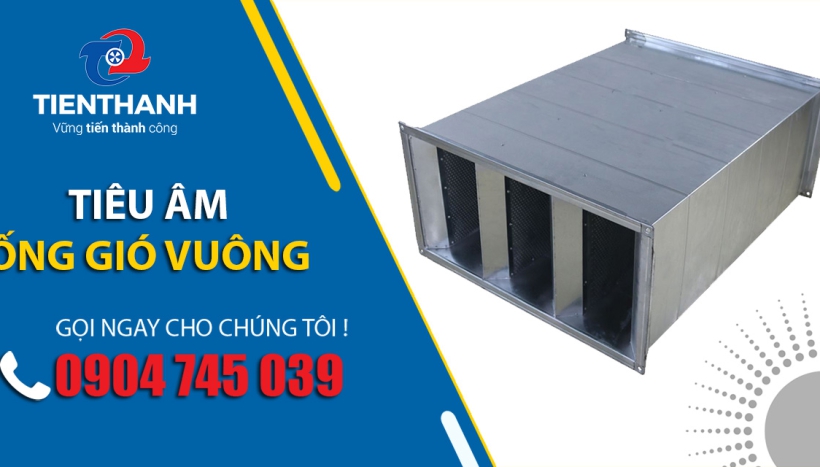 Thành phần cấu tạo của một hệ thống tiêu âm ống gió vuông
