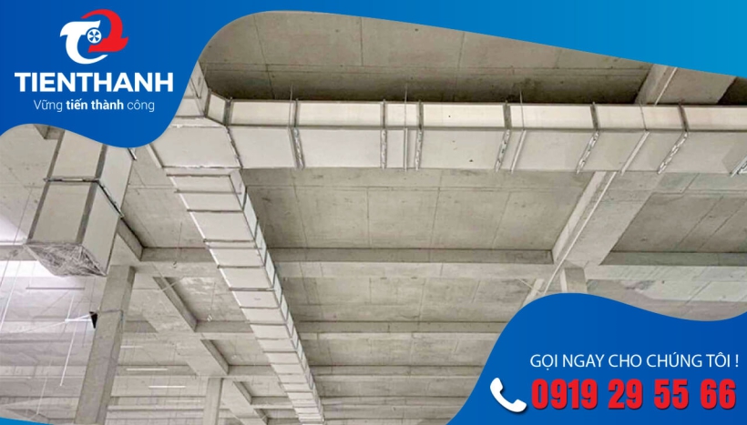 Kinh nghiệm thực tế khi thi công hệ thống ống gió trong nhà xưởng công nghiệp