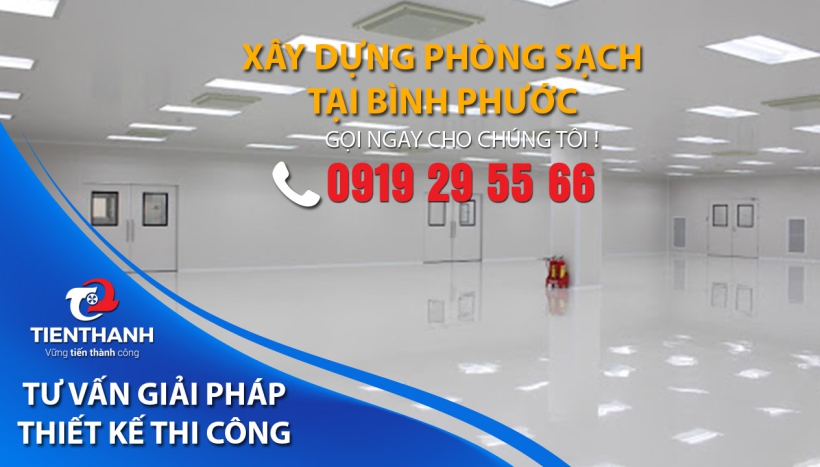 Thiết kế thi công xây dựng phòng sạch chuyên nghiệp tại Bình Phước